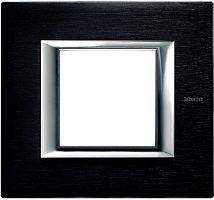 Рамка прямоугольная Legrand BTicino Аxial Axolute 2 мод антрацит картинка